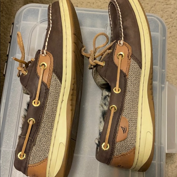 Brown leopard sperrys - Picture 5 of 7